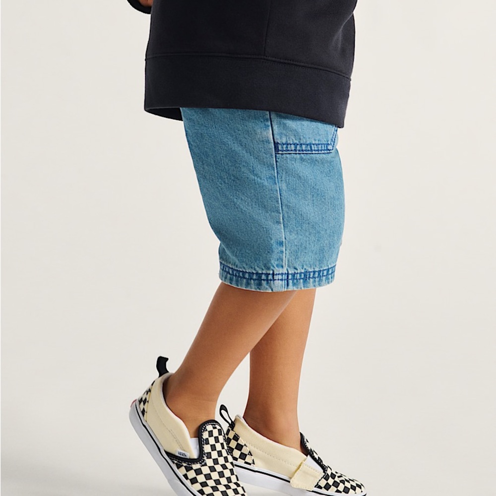 Vans Black and White Checkered Slip-Ons